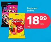 PEP Maynards Sweets-75g Each offer