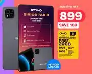 PEP Stylo Sirius Tab 8 offer
