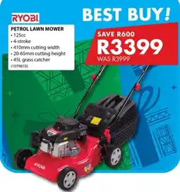 Chamberlain Ryobi petrol lawn mower offer