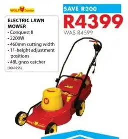 Chamberlain Wolf garden electric lawn mower offer
