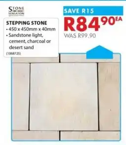 Chamberlain Stone sensation stepping stone offer