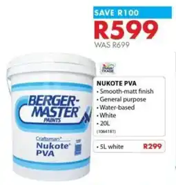 Chamberlain Berger-master Nukote PVA offer