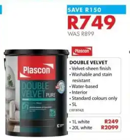 Chamberlain Plascon Double Velvet offer