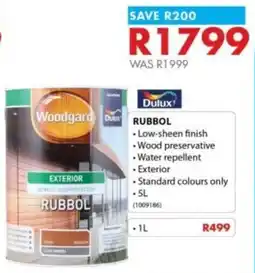 Chamberlain Dulux Rubbol offer