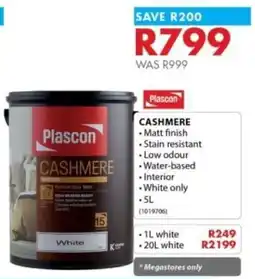 Chamberlain Plascon Cashmere offer