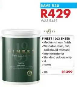 Chamberlain Finest 1903 sheen offer