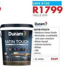 Chamberlain Duram satin touch offer