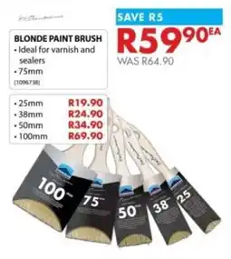 Chamberlain Blonde paint brush offer