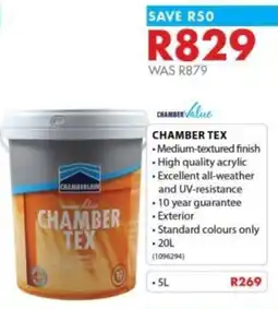 Chamberlain Chamber value chamber tex offer