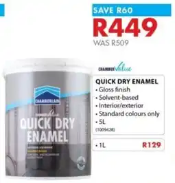 Chamberlain Chamber value quick dry enamel offer