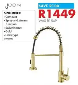 Chamberlain Icon sink mixer offer