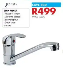 Chamberlain Icon sink mixer offer