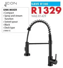 Chamberlain Icon sink mixer offer