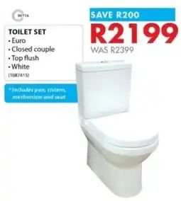 Chamberlain Betta toilet set offer