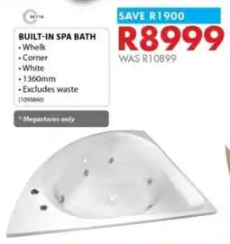 Chamberlain Betta built-in spa bath offer