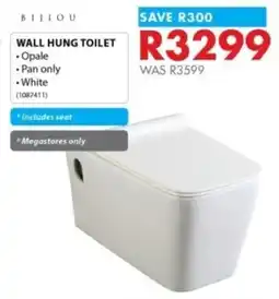 Chamberlain Bijiou wall hung toilet offer