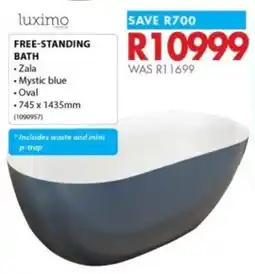 Chamberlain Luximo free-standing bath offer