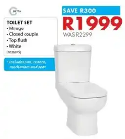 Chamberlain Betta toilet set offer