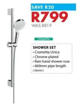Chamberlain Shower set offer