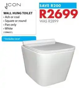 Chamberlain Icon wall hung toilet offer