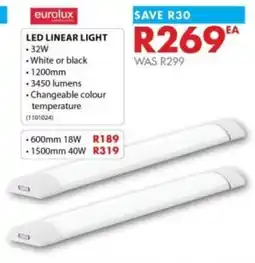 Chamberlain Eurolux led linear light offer