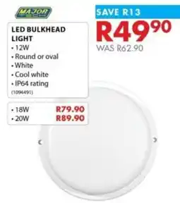 Chamberlain Major tech led bulkhead light offer