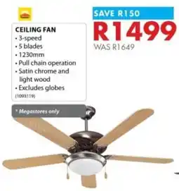 Chamberlain Ceiling fan offer