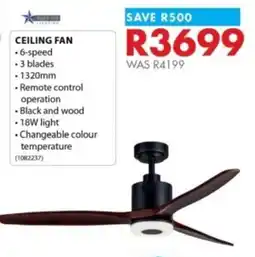 Chamberlain Ceiling fan offer
