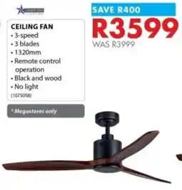 Chamberlain Ceiling fan offer