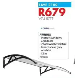 Chamberlain Duro plastic awning offer