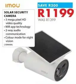 Chamberlain Imou solar security camera offer
