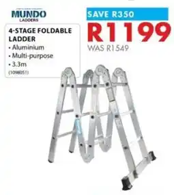 Chamberlain Mundo 4-stage foldable ladder offer