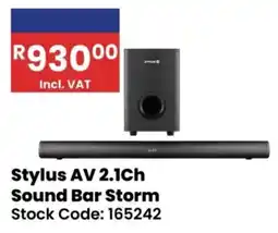 Africa Cash and Carry Stylus AV 2.1Ch Sound Bar Storm offer