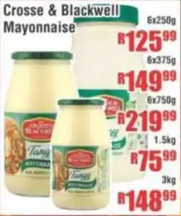 Devland Cash And Carry Crosse & Blackwell Mayonnaise offer