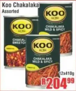 Devland Cash And Carry Koo Chakalaka Assorted offer