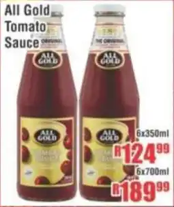 Devland Cash And Carry All Gold Tomato Sauce offer