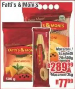Devland Cash And Carry Fatti's & Moni's offer
