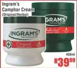 Devland Cash And Carry Ingram's Camphor Cream offer