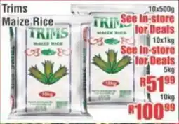 Devland Cash And Carry Trims Maize Rice offer
