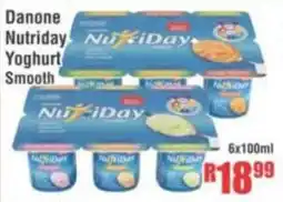 Devland Cash And Carry Danone Nutriday Yoghurt Smooth offer