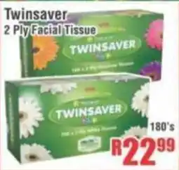 Devland Cash And Carry Twinsaver 2 Ply Facial Tissue offer