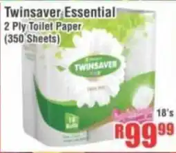 Devland Cash And Carry Twinsaver Essential 2 Ply Toilet Paper offer