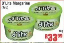 Devland Cash And Carry D'Lite Margarine Tub offer