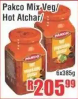 Devland Cash And Carry Pakco Mix Veg/ Hot Atchar offer