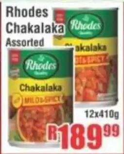 Devland Cash And Carry Rhodes Chakalaka Assorted offer
