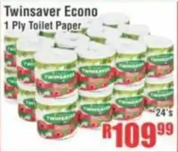 Devland Cash And Carry Twinsaver Econo 1 Ply Toilet Paper offer