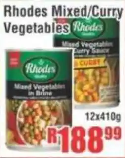 Devland Cash And Carry Rhodes Mixed/ Curry Vegetables offer