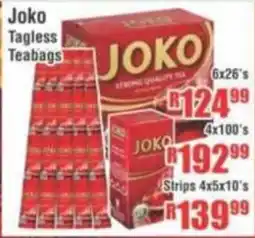 Devland Cash And Carry Joko Tagless Teabags offer