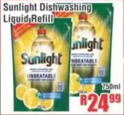 Devland Cash And Carry Sunlight Dishwashing Liquid Refill offer