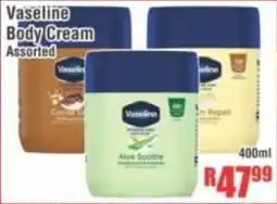 Devland Cash And Carry Vaseline Body Cream Assorted offer